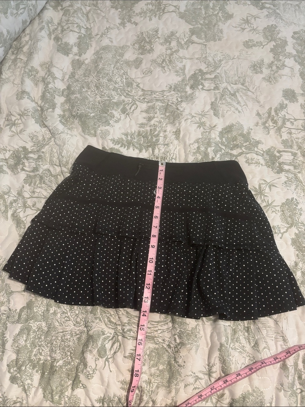 Vintage Lululemon 8 TALL Pace Setter Chevron Dot skirt skort y2k athleisure - Picture 5 of 11